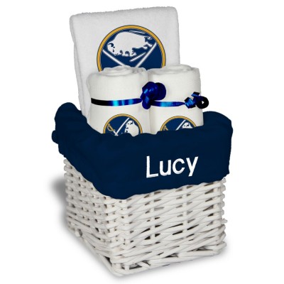 Buffalo Sabres White Personalized Small Gift Basket