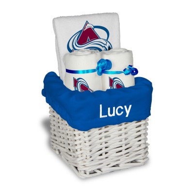 Подарочная корзина Colorado Avalanche Personalized Small - White