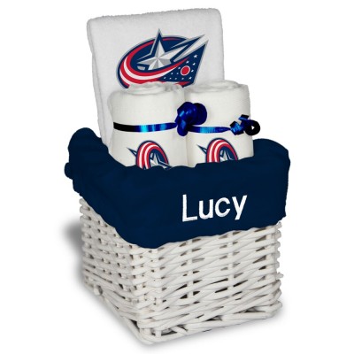 Подарочная корзина Columbus Blue Jackets Personalized Small - White