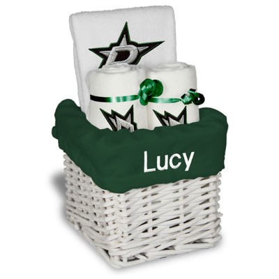 Dallas Stars Personalized Small Gift Basket - White