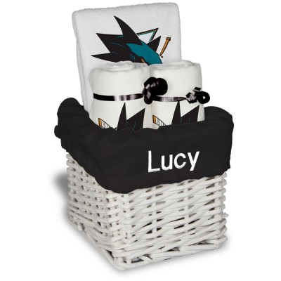 Подарочная корзина San Jose Sharks Personalized Small - White