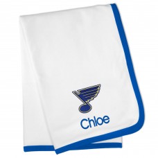 Именной плед St. Louis Blues Baby - White