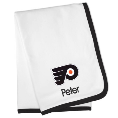 Именной плед Philadelphia Flyers Baby - White