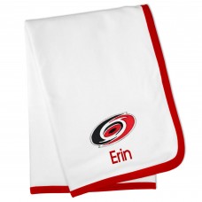 Именной плед Carolina Hurricanes Baby - White
