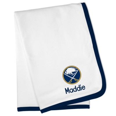 Именной плед Buffalo Sabres Baby - White