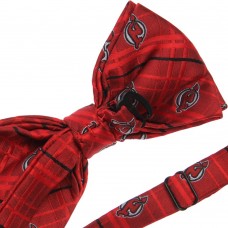 New Jersey Devils Oxford Bow Tie - Red