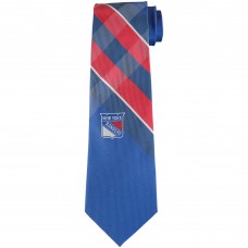 New York Rangers Woven Poly Grid Tie
