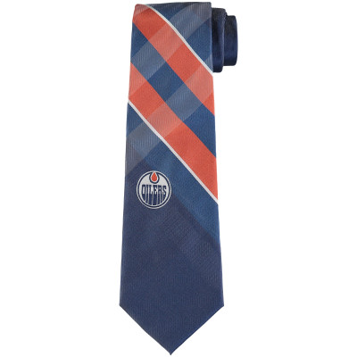 Галстук Edmonton Oilers Woven Poly Grid