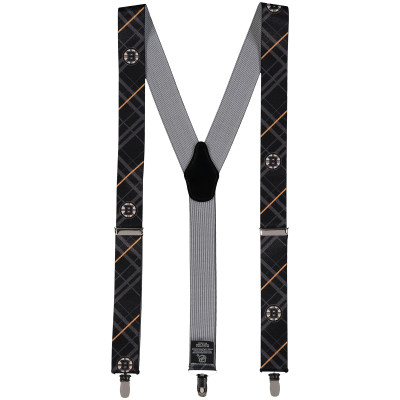 Boston Bruins Suspenders - Black - оригинальная атрибутика Бостон Брюинз