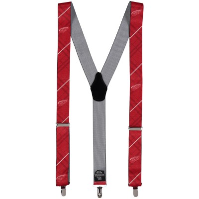 Detroit Red Wings Suspenders - Red