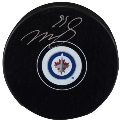 Autographed Winnipeg Jets Mark Scheifele Fanatics Authentic Hockey Puck