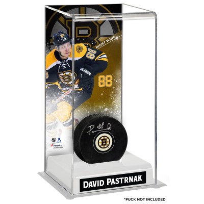 Кейс для шайбы Boston Bruins David Pastrnak Fanatics Authentic Deluxe Tall