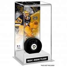 Кейс для шайбы Pittsburgh Penguins Marc-Andre Fleury Fanatics Authentic Deluxe Tall