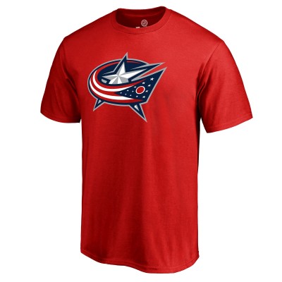Футболка Columbus Blue Jackets Team Primary Logo - Red