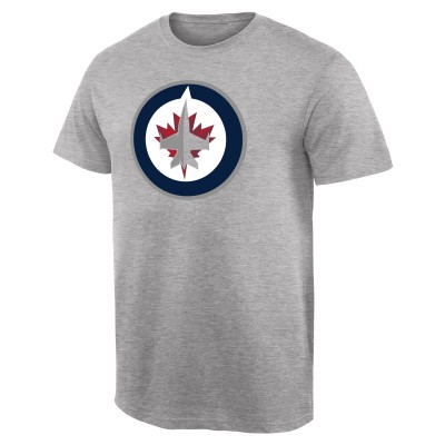 Футболка Winnipeg Jets Team Primary Logo - Ash