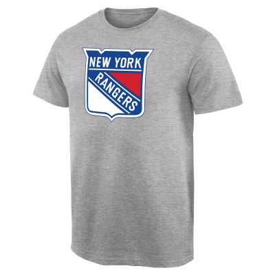 Футболка New York Rangers Team Primary Logo - Ash