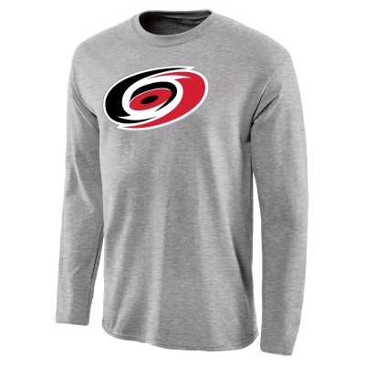 Футболка с длинным рукавом Carolina Hurricanes Team Primary Logo - Ash
