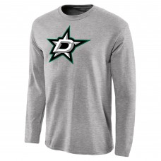 Футболка с длинным рукавом Dallas Stars Team Primary Logo - Ash