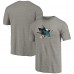 Футболка San Jose Sharks Distressed Team Logo Tri-Blend - Ash