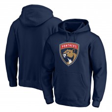 Florida Panthers Primary Team Logo Fleece Fitted Pullover Hoodie - Navy