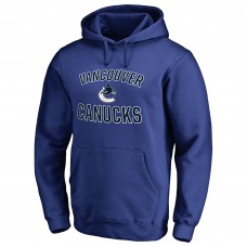 Vancouver Canucks Royal Victory Arch Fitted Pullover Hoodie
