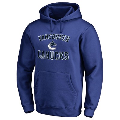 Vancouver Canucks Royal Victory Arch Fitted Pullover Hoodie