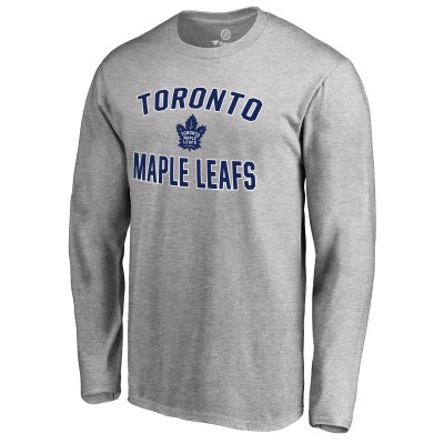 Футболка с длинным рукавом Toronto Maple Leafs Victory Arch - Ash