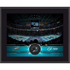 San Jose Sharks Fanatics Authentic 10.5 x 13 Sublimated Team Plaque