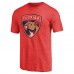 Футболка Florida Panthers Distressed Team Primary Logo Tri-Blend - Red