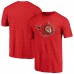 Футболка Ottawa Senators Distressed Team Primary Logo Tri-Blend - Red