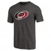 Футболка Carolina Hurricanes Black Distressed Team Primary Logo Tri-Blend