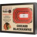 Chicago Blackhawks 27 x 21 United Center Wall Art