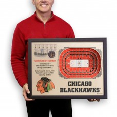 Chicago Blackhawks 27 x 21 United Center Wall Art