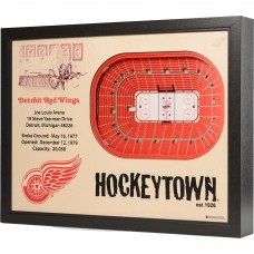 Detroit Red Wings 27 x 21 Joe Louis Arena Wall Art Detroit Red Wings 27 x 21 Joe Louis Arena Wall Art