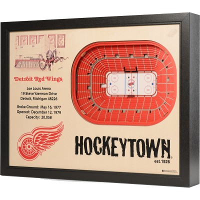 Detroit Red Wings 27 x 21 Joe Louis Arena Wall Art