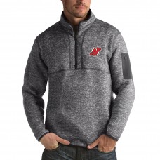 Кофта на короткой молнии New Jersey Devils Antigua Fortune - Charcoal