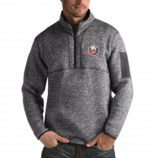 Кофта на короткой молнии New York Islanders Antigua Fortune - Charcoal
