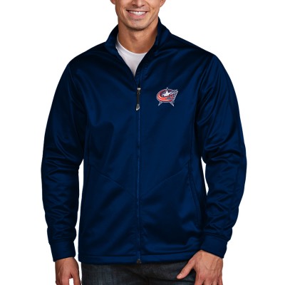 Кофта на молнии Columbus Blue Jackets Antigua Golf  - Navy