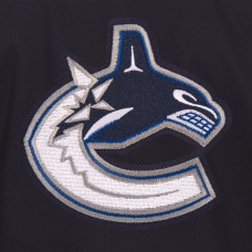 Vancouver Canucks JH Design Cotton Twill Workwear Jacket - Navy
