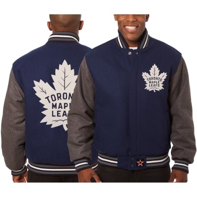 Куртка Toronto Maple Leafs JH Design Two-Tone All Wool - Navy/Gray