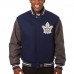 Куртка Toronto Maple Leafs JH Design Two-Tone All Wool - Navy/Gray
