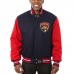 Florida Panthers JH Design Two-Tone All Wool Jacket - Navy/Red - оригинальная атрибутика Флорида Пантерз