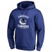 Vancouver Canucks Royal Team Lockup Fitted Pullover Hoodie