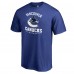 Vancouver Canucks Royal Team Lockup T-Shirt