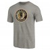 Футболка Chicago Blackhawks Throwback Logo 1937-1938 Tri-Blend - Ash