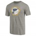 Футболка St. Louis Blues Throwback Logo 1970 Tri-Blend - Ash