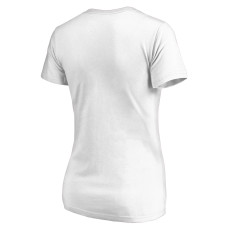 Женская Футболка Carolina Hurricanes White Whiteout V-Neck