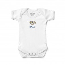 Малышам Nashville Predators White Personalized Bodysuit