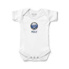 Малышам Buffalo Sabres White Personalized Bodysuit