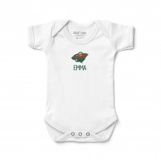 Малышам Minnesota Wild White Personalized Bodysuit